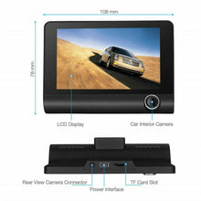 Load image into Gallery viewer, Full HD Front Rear &amp; Interior Three Lens Car Dashboard Camera_13
